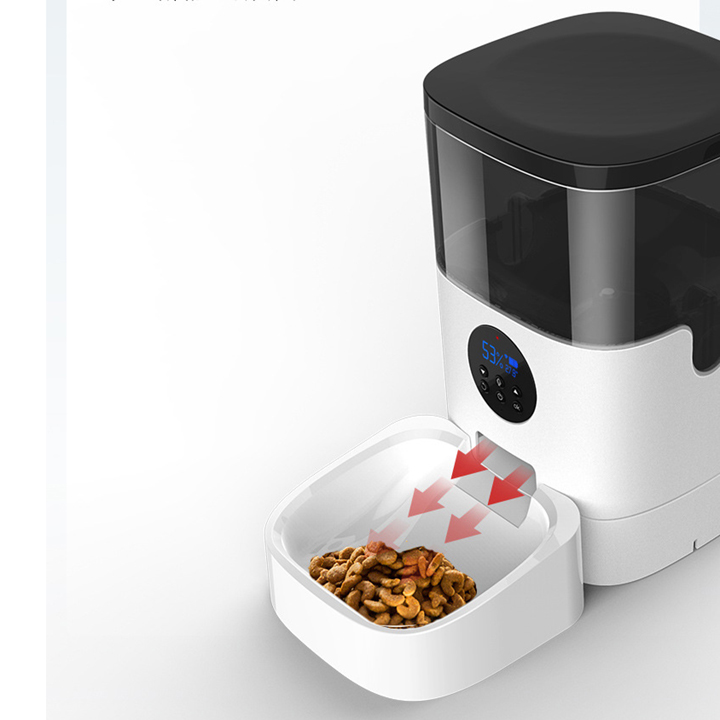 Máy cho chó mèo ăn tự động theo giờ 6L/4L - máy tự cho pet ăn định lượng theo giờ có camera theo dõi, có gọi âm thanh hoặc cài đặt theo máy