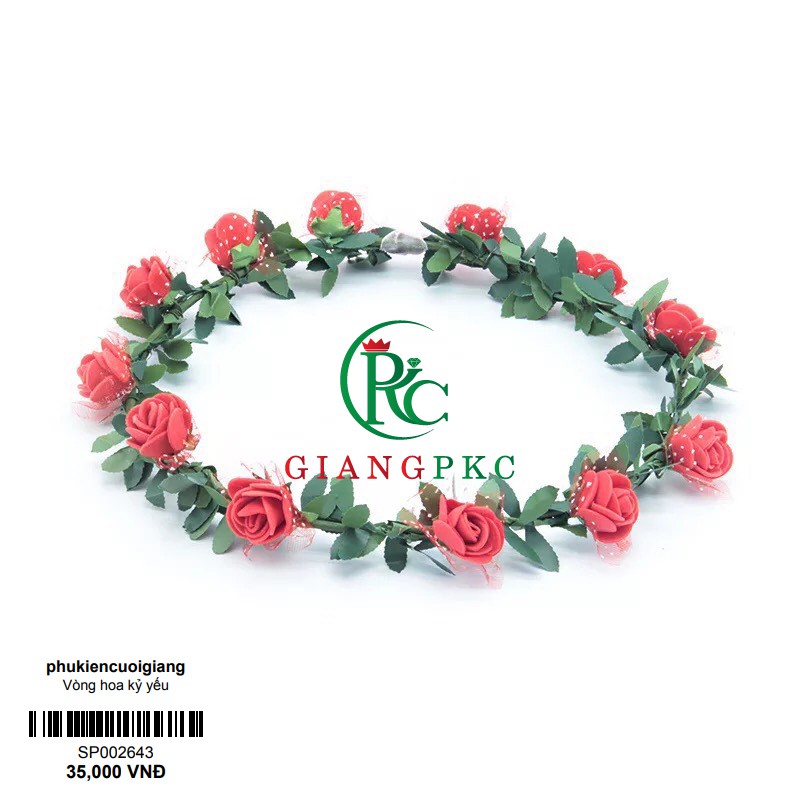 [HCM]Vòng hoa chụp hình kỷ yếu chụp hình học sinh giá rẻ Giangpkc sp002643