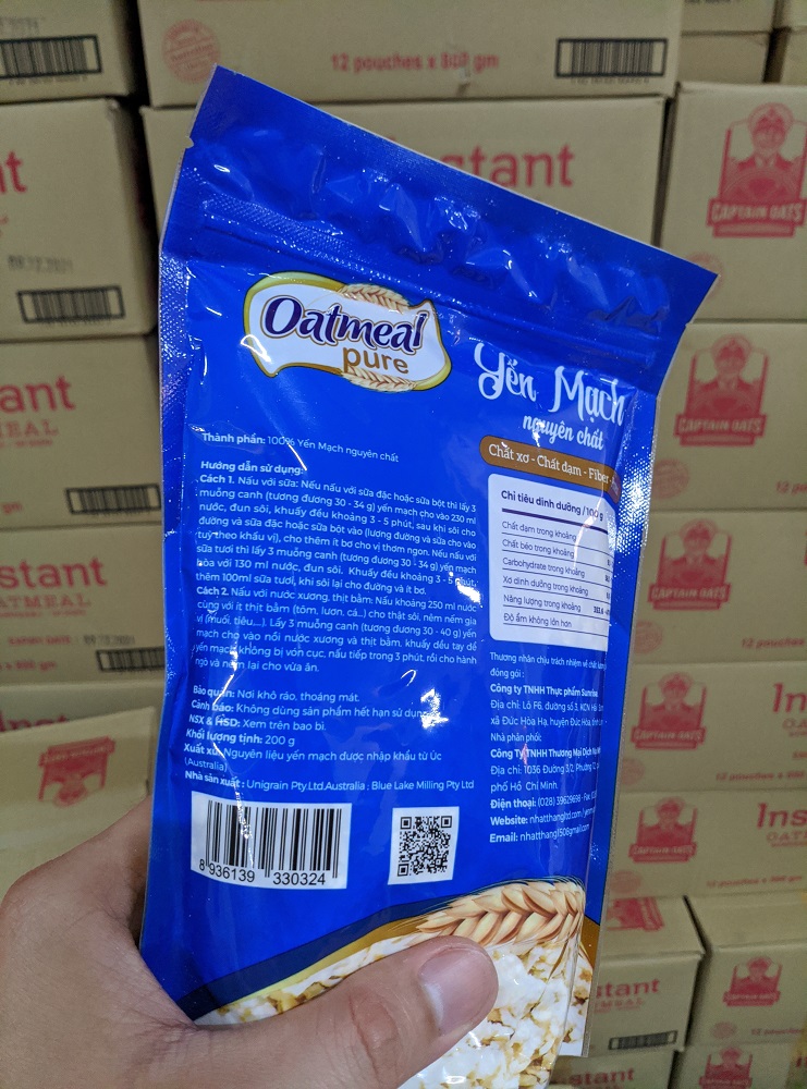 Yến mạch úc nguyên chất 200G
