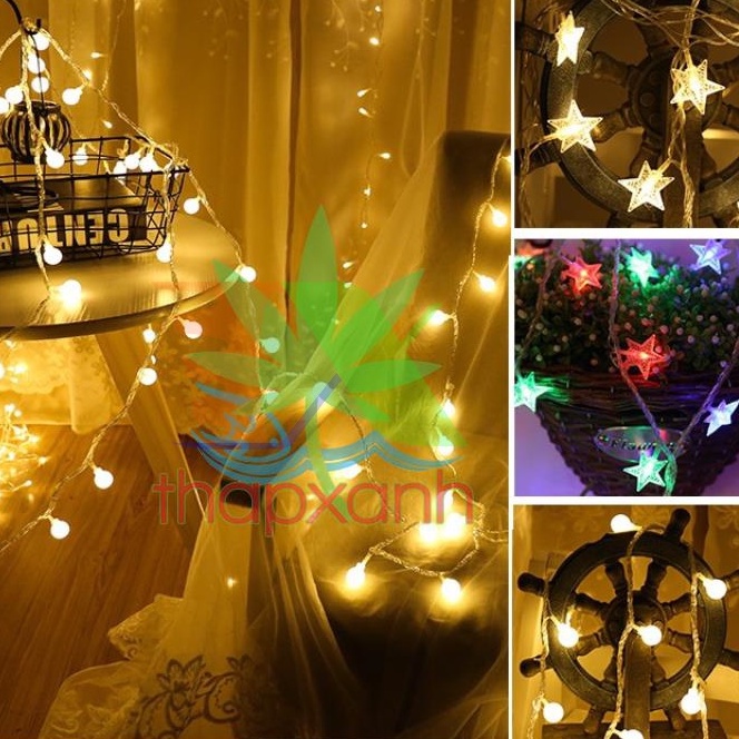 DÂY ĐÈN LED CẮM ĐIỆN CHỚP NHÁY NHIỀU MÀU LỰA CHỌN - DÂY DÀI