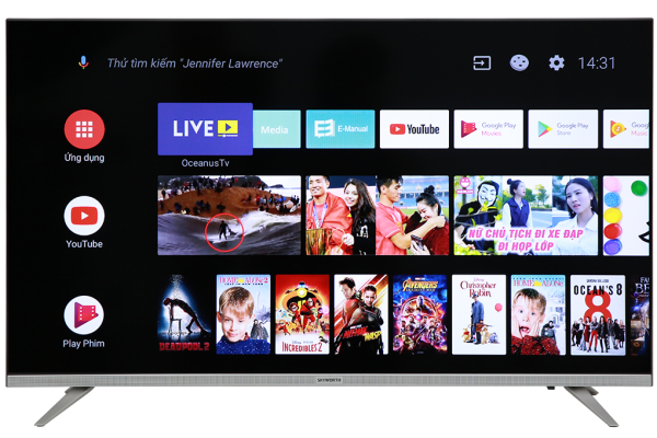 Bảng giá Tivi - Android TV Skyworth 43 inch 43E6