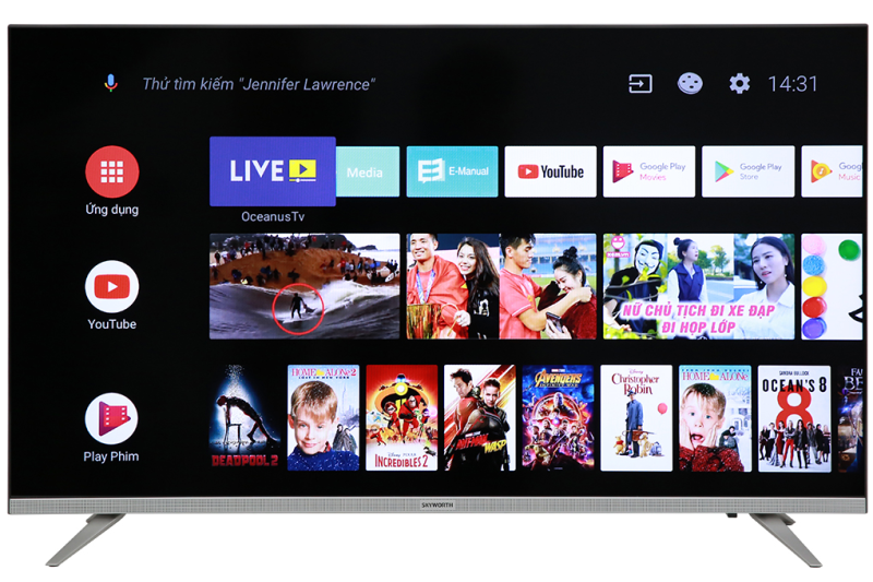 Bảng giá Tivi - Android TV Skyworth 40 inch 40E6