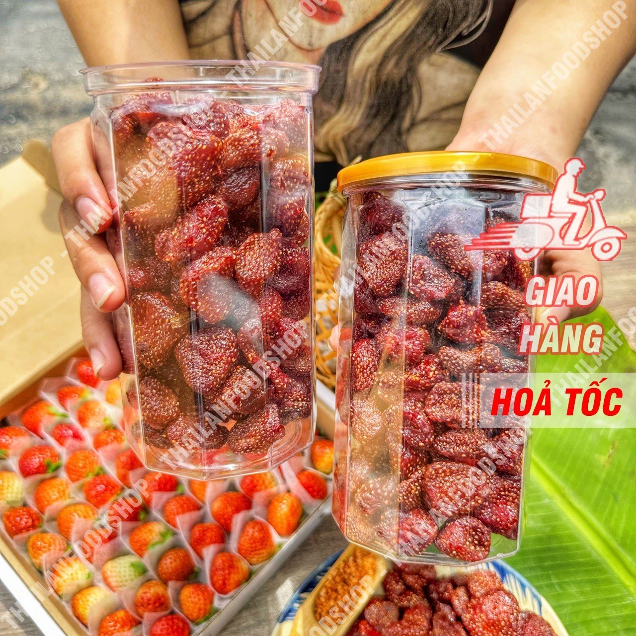 Dâu Tây Sấy Dẻo Thái Lan