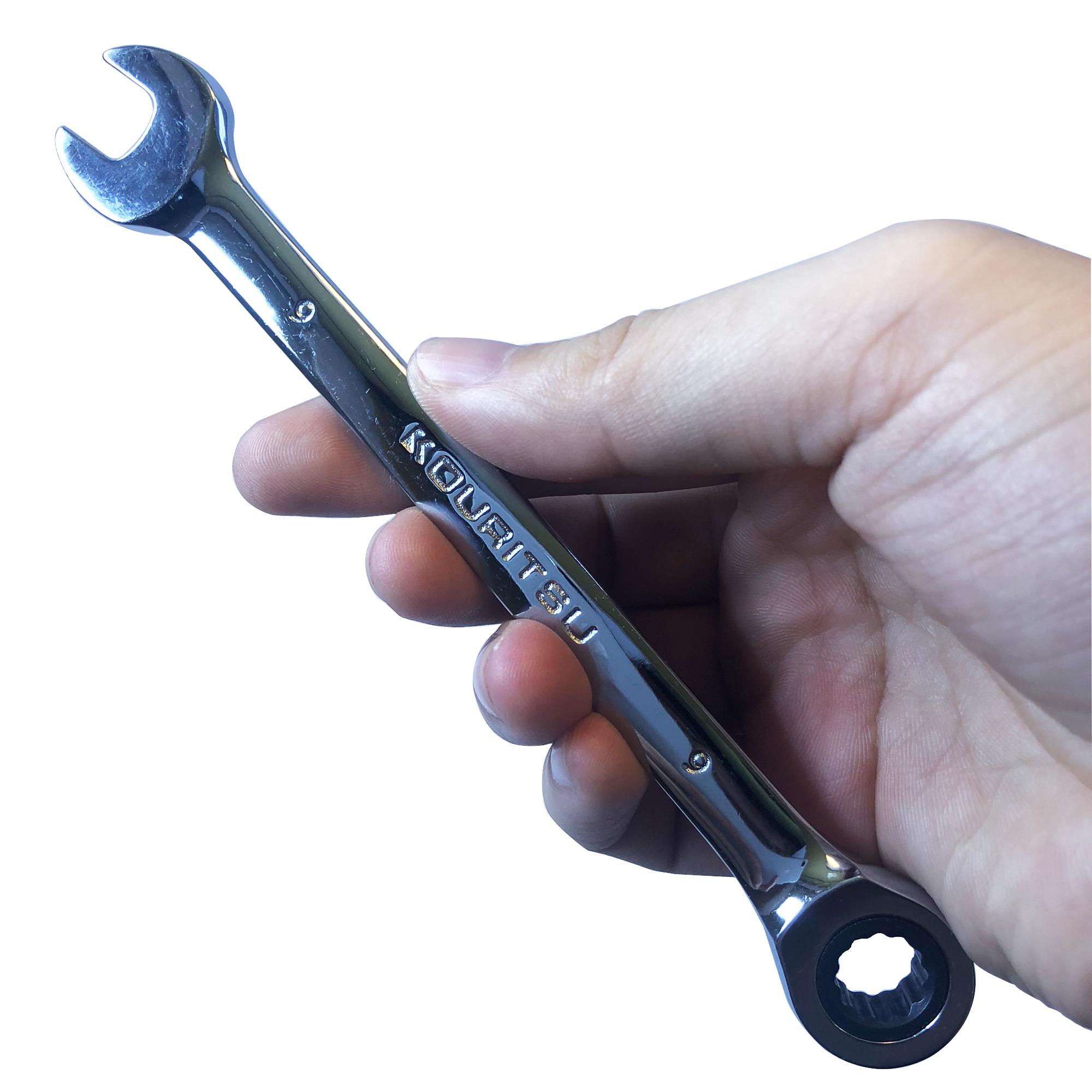 Cờ lê vòng miệng tự động hai chiều KOURITSU 9mm