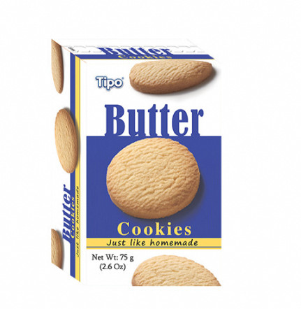 Bánh Tipo cookies Butter 75g
