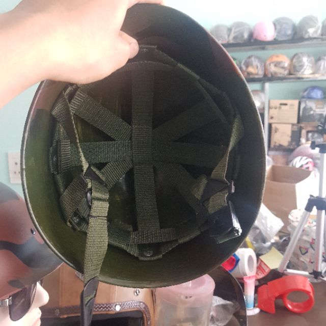 Nón bảo hiểm  Camo lòng dây