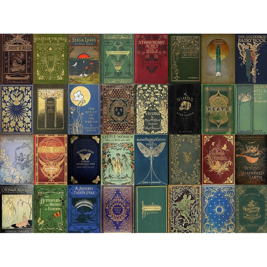 [HCM]Wall Collage dán tường trang trí decor phòng ngủ - theme Book covers