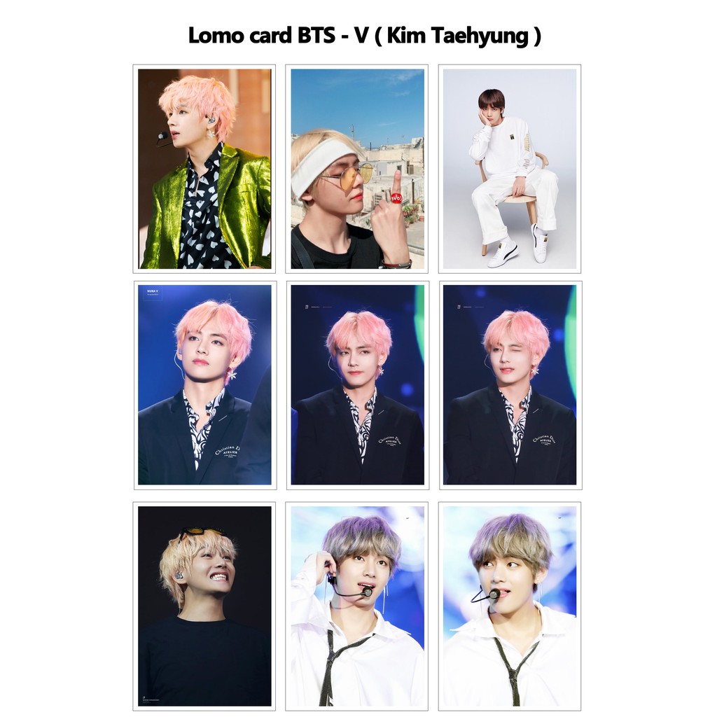 Lomo Card Ảnh BTS - V ( 36 ảnh )