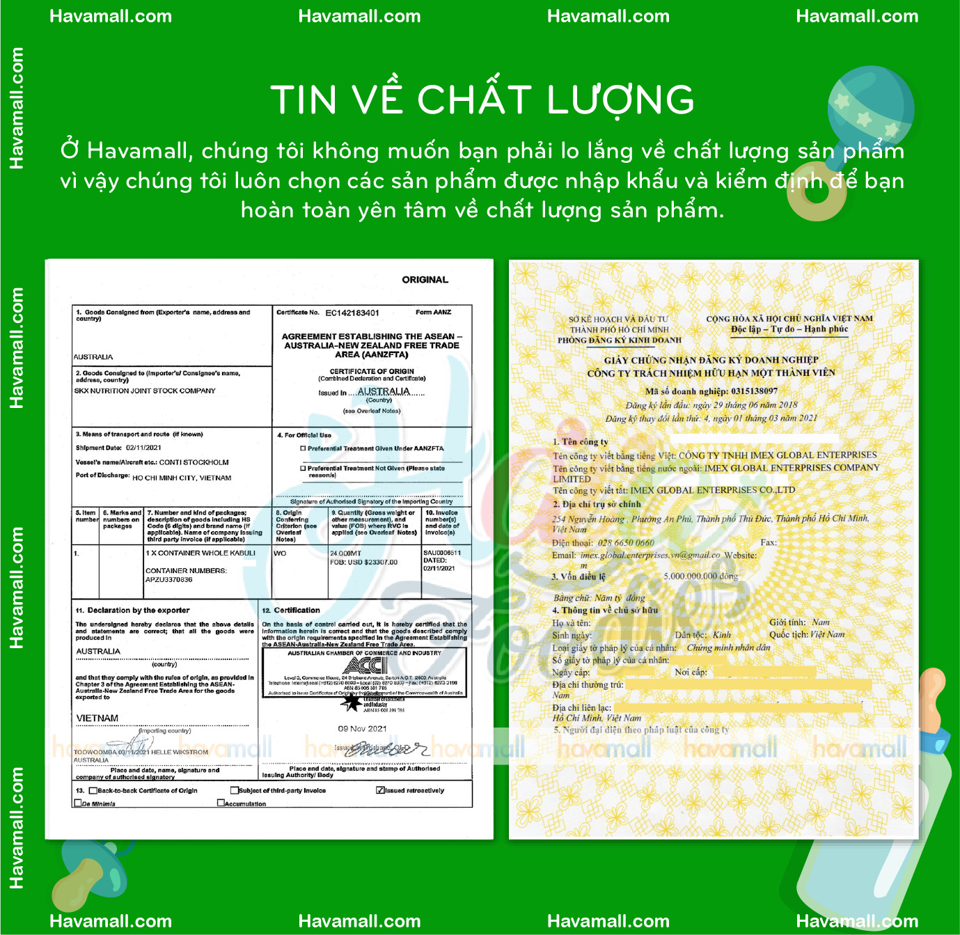 [HCM]Đậu gà Havafood 500g