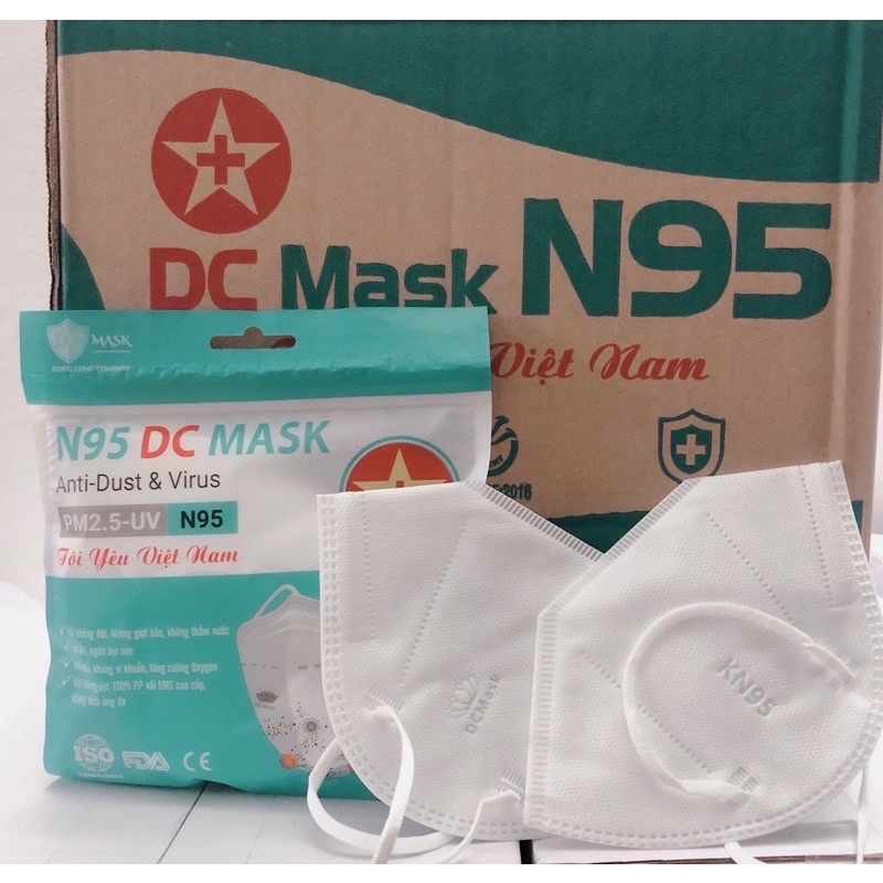 Thùng 200 cái khẩu trang n95 dc mask