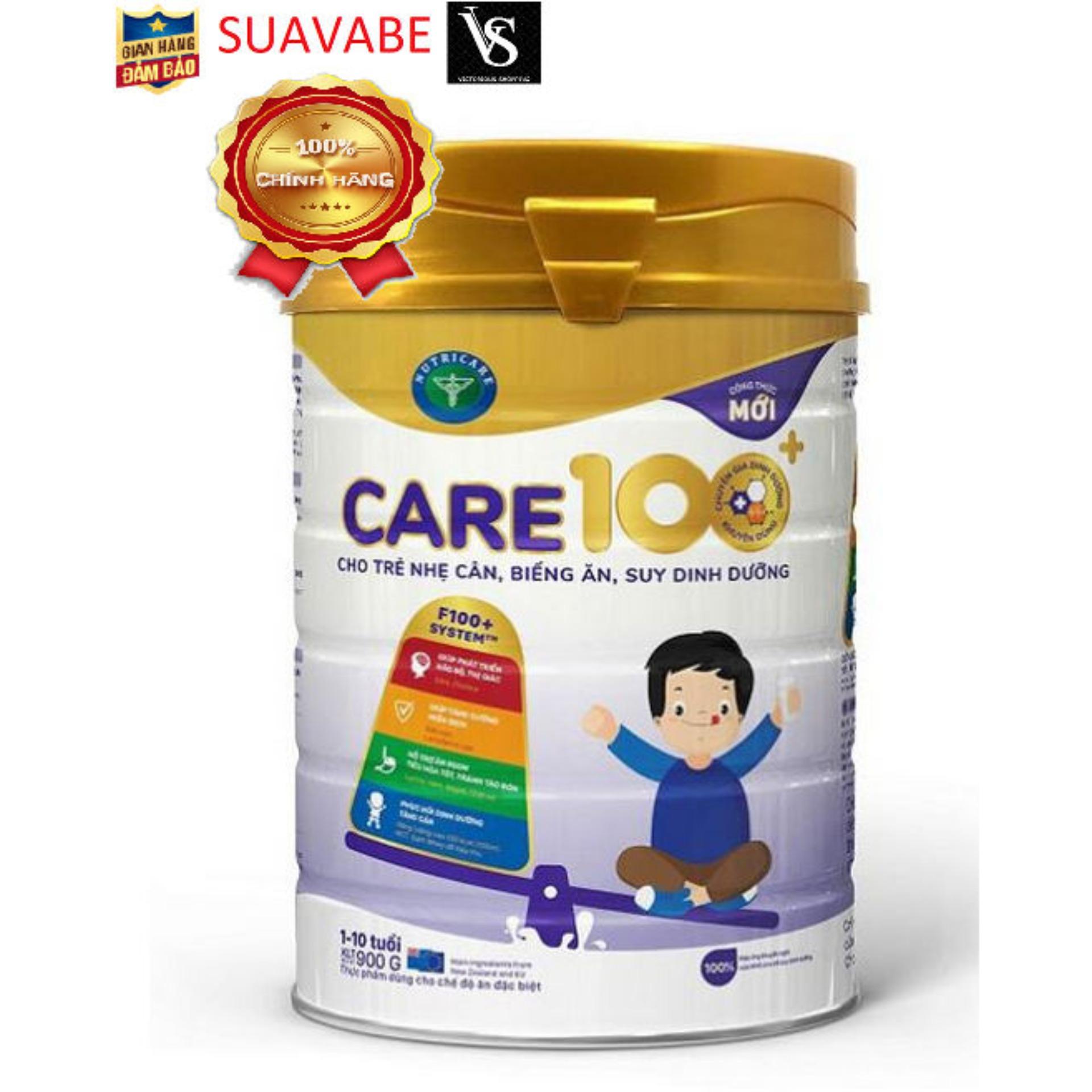 Sữa bột Nutricare Care 100 Plus 900g