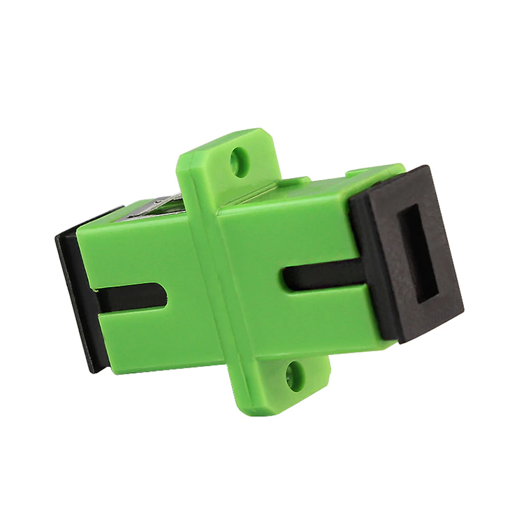 Bộ 10 Đầu Adapter-Coupler SC-SC-APC Simplex SM Xanh lá cây