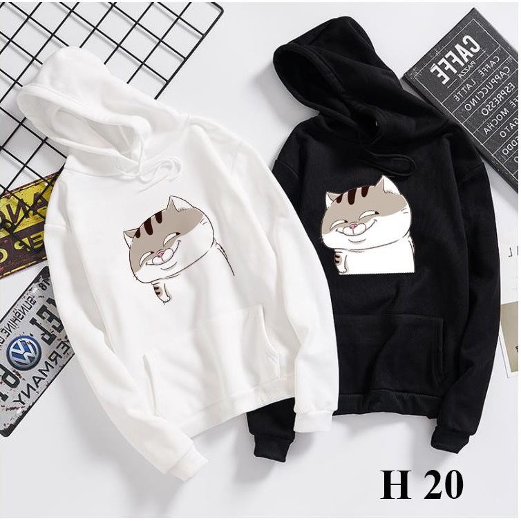 Mẫu áo hoodie mèo Ami siêu cute - áo hoodie đôi đẹp - giá chỉ 1 áo