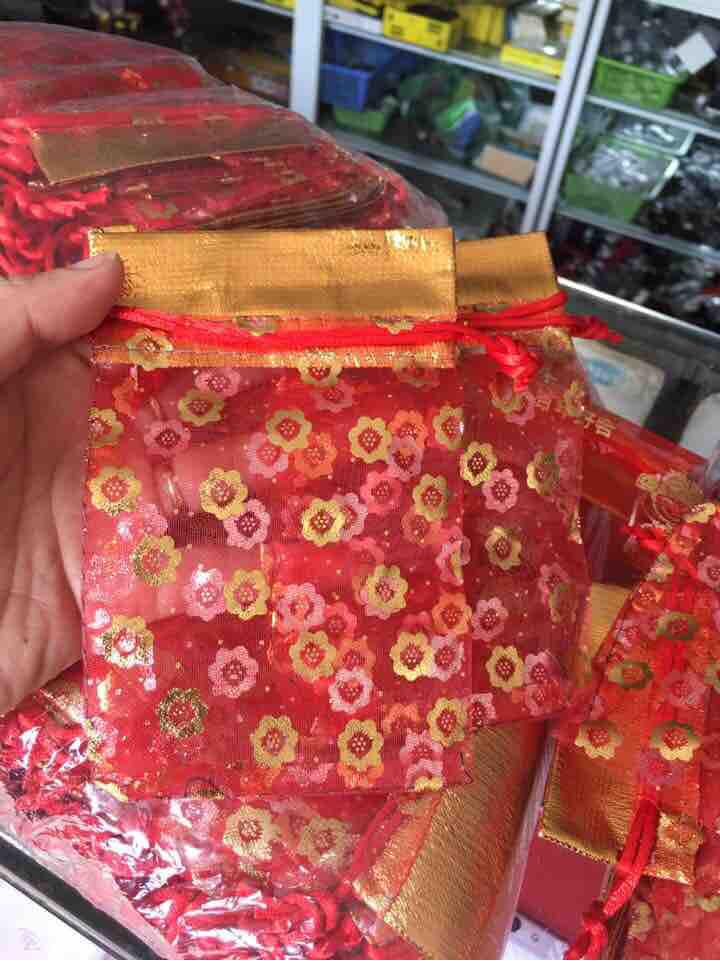 COMBO 20 TÚI GẤM ĐỎ SIZE 10*13