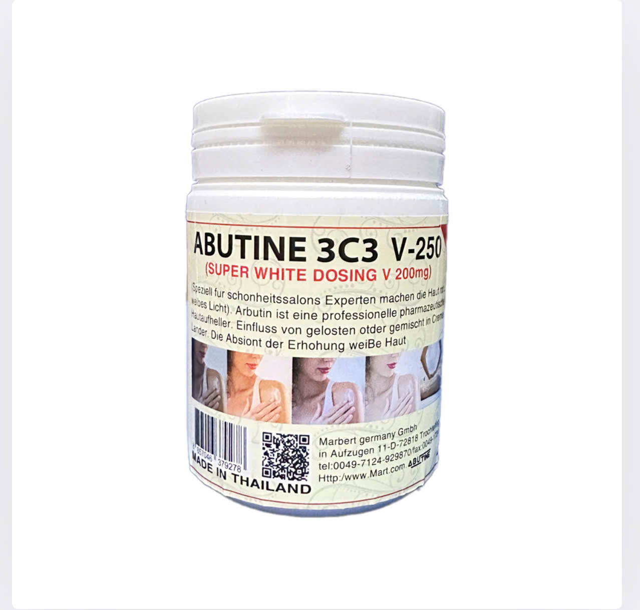 Kem Kích Trắng ABUTINE 3C3 250gr