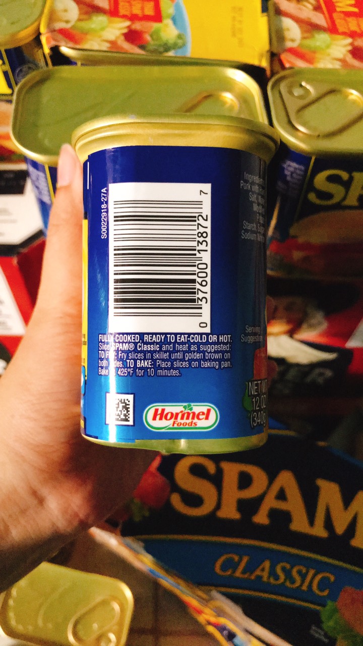 Thịt hộp Spam Mỹ 340g