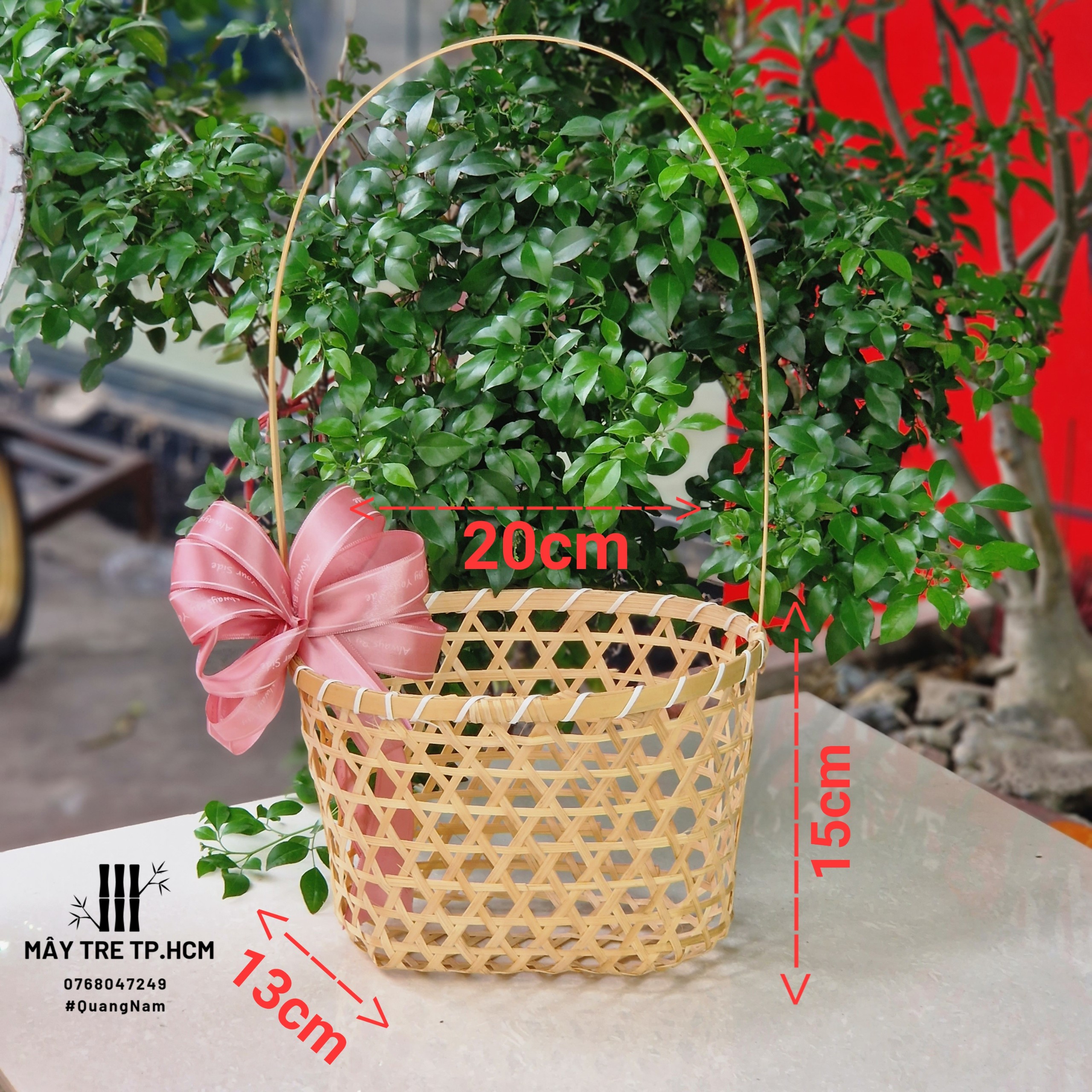 Giỏ mây tre giỏ quà giỏ đựng trái cây