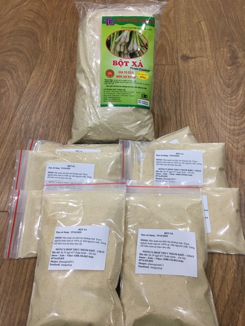 Pure Lemongrass Powder (Lemongrass) 100g Package