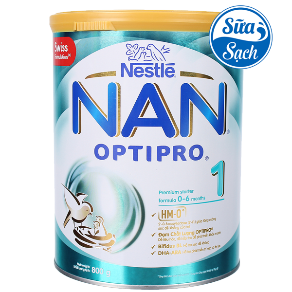 [HCM]Sữa bột Nestle NAN Optipro 1 800gr mẫu mới