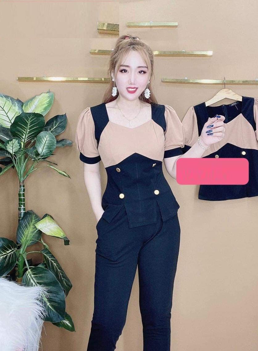 Set đồ bộ nữ thời trang thun cát hàn