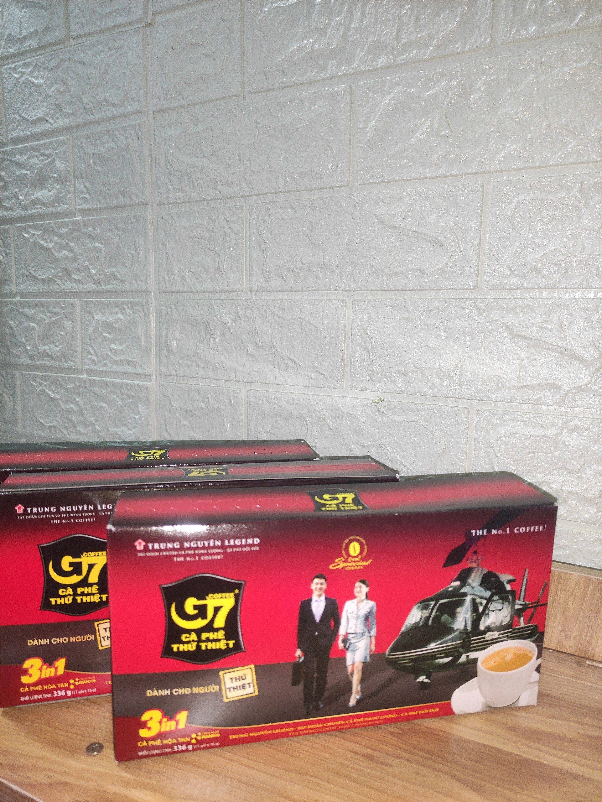 Cà phê hòa tan G7 3in1 - Hộp 21 gói 16gr