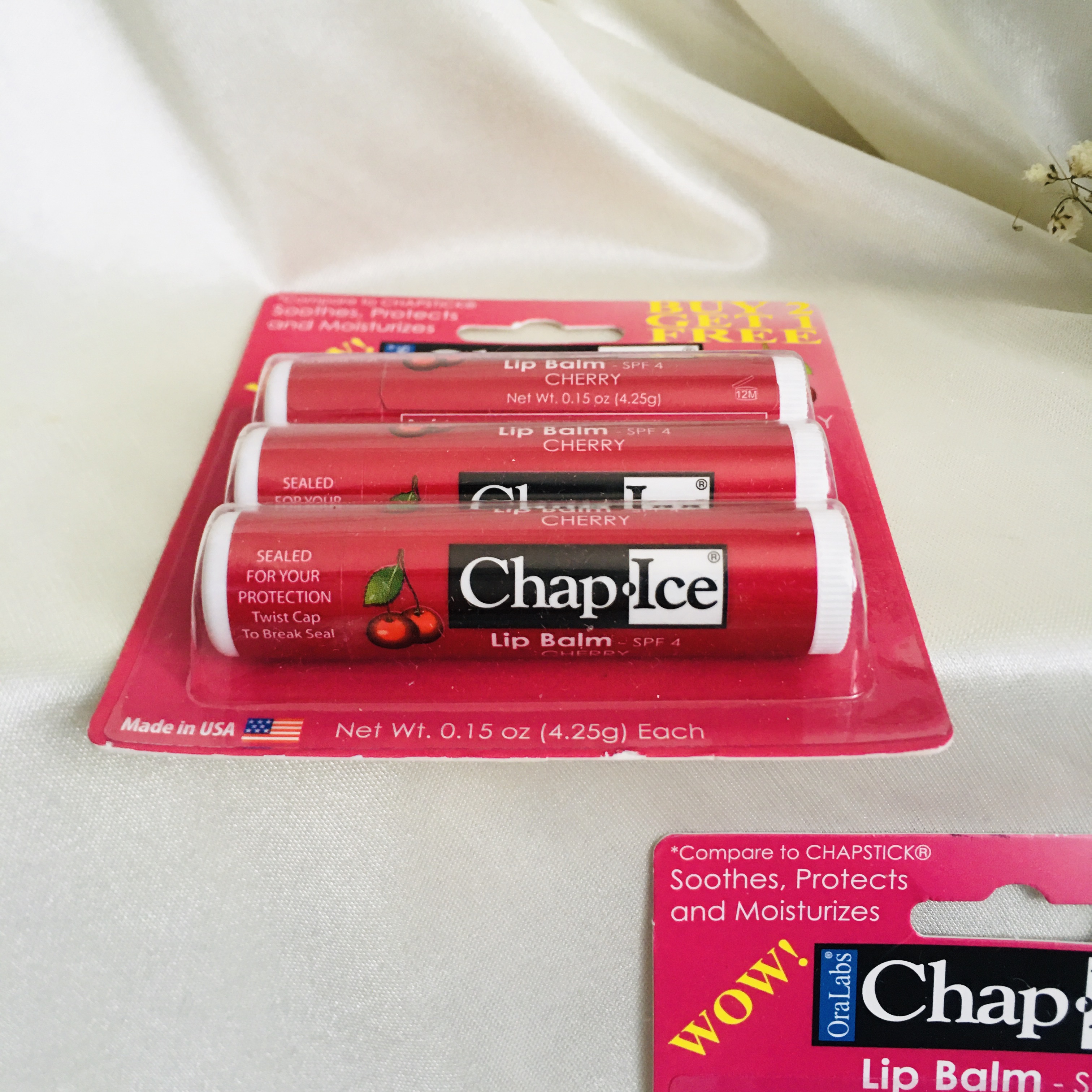 SON DƯỠNG MÔI CHAPICE - MÙI CHERRY