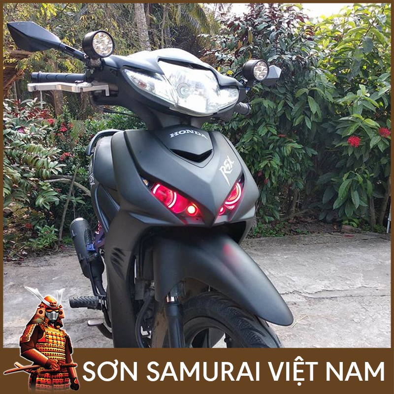 Sơn Samurai Màu Đen Nhám - Chai Sơn Xịt Samurai Đen Nhám 109A KHO SƠN SÀI GÒN