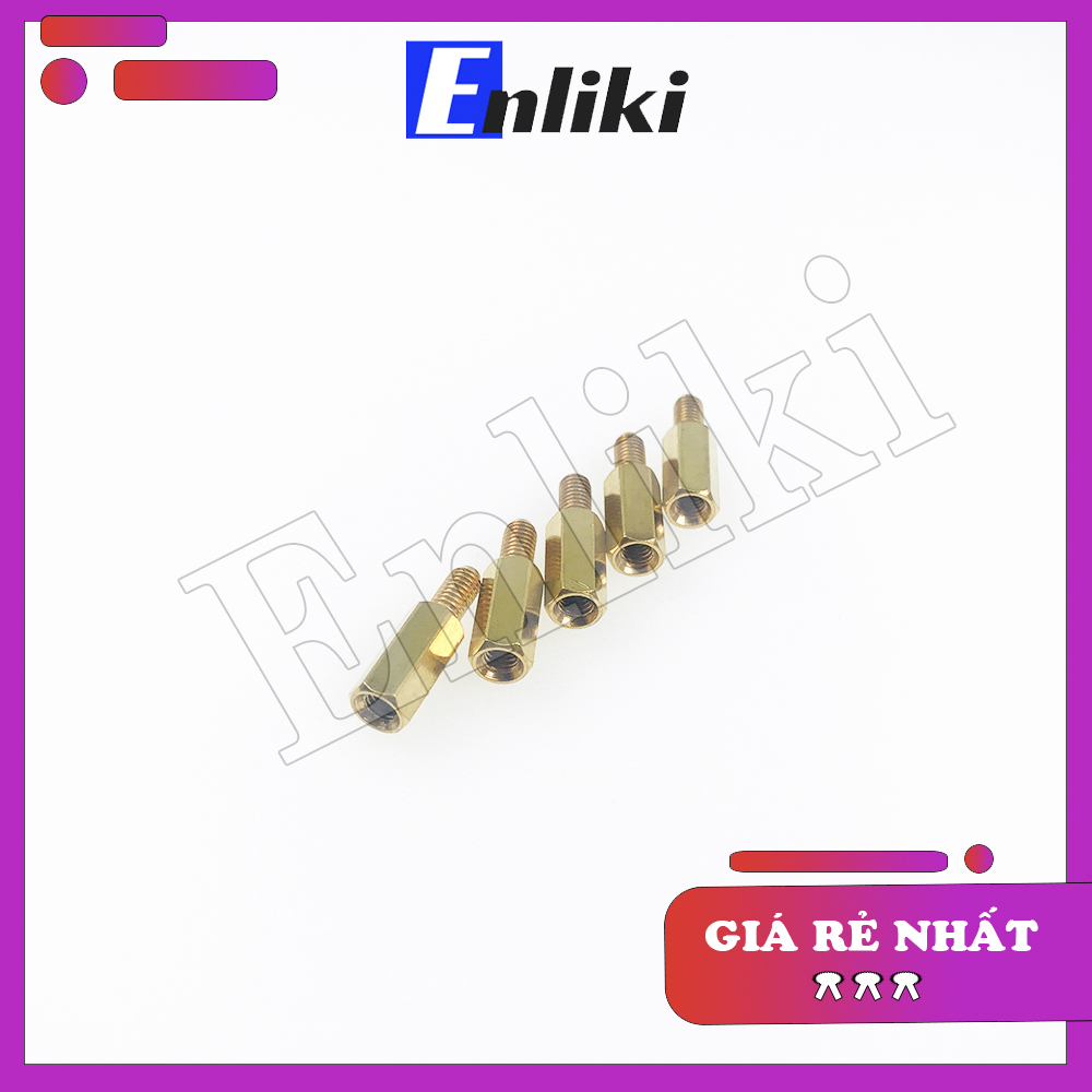 Cọc Đồng M3 Đực-Cái (10+6mm)