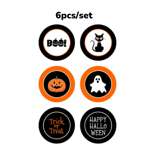 Tem cắm bánh Cupcake chủ đề Halloween bbhl11