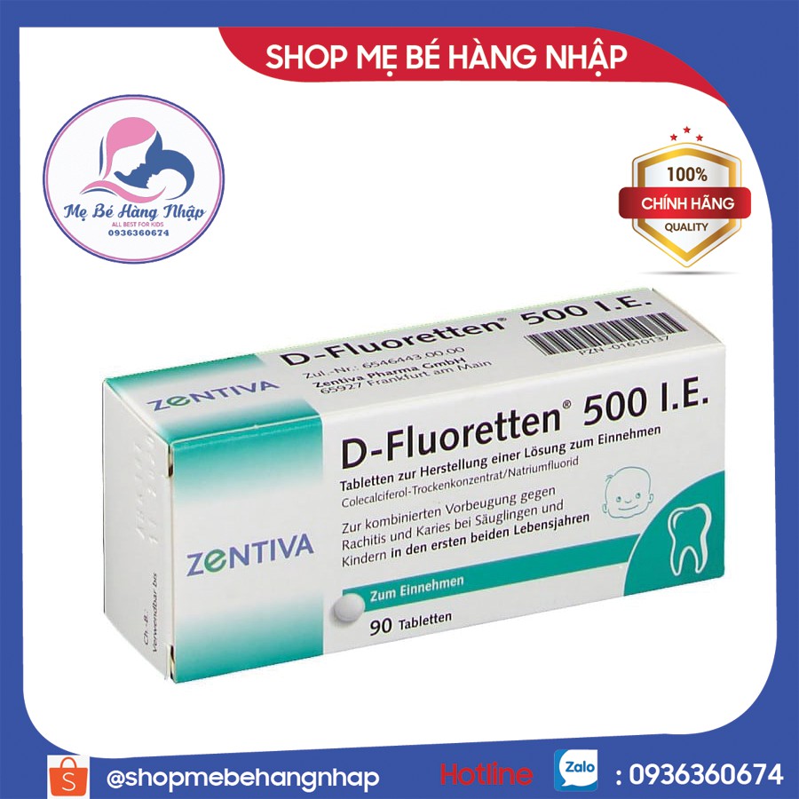 Viên vitamin d 500 i.e đức