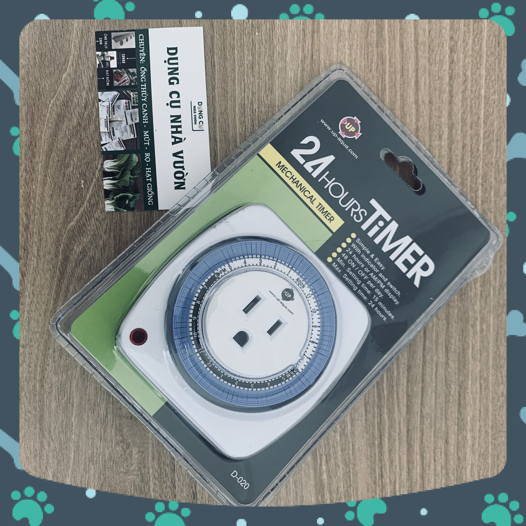 [Hoàn Tiền 10%][Giá hủy diệt] Bộ Hẹn Giờ Chỉnh Cơ Dành Cho Hồ Cá Kiểng Timer - UP AQUA