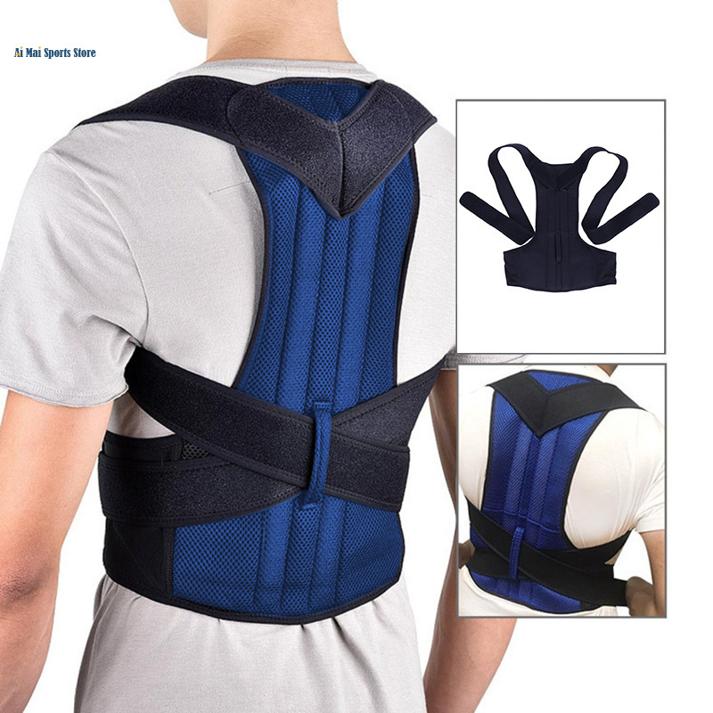 Back Posture Corrector Shoulder Lumbar Brace Spine Support Adjustable Belt Body Health Care