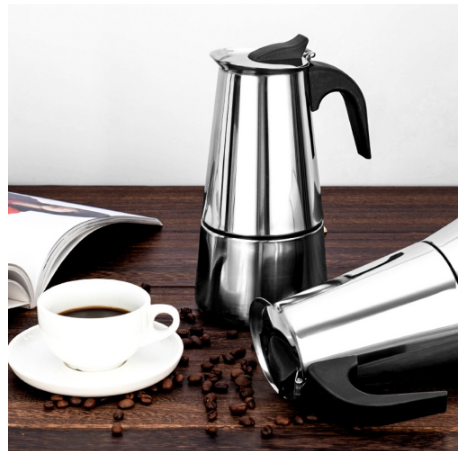 Bình Pha Cafe Moka Pot Kiểu Ý [ Dung Tích: 100ml & 200ml & 300ml & 450ml & 600ml ]