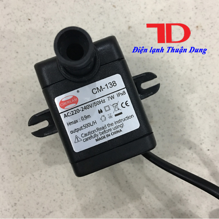 Máy bơm quạt làm mát 7W - Điện Lạnh Thuận Dung