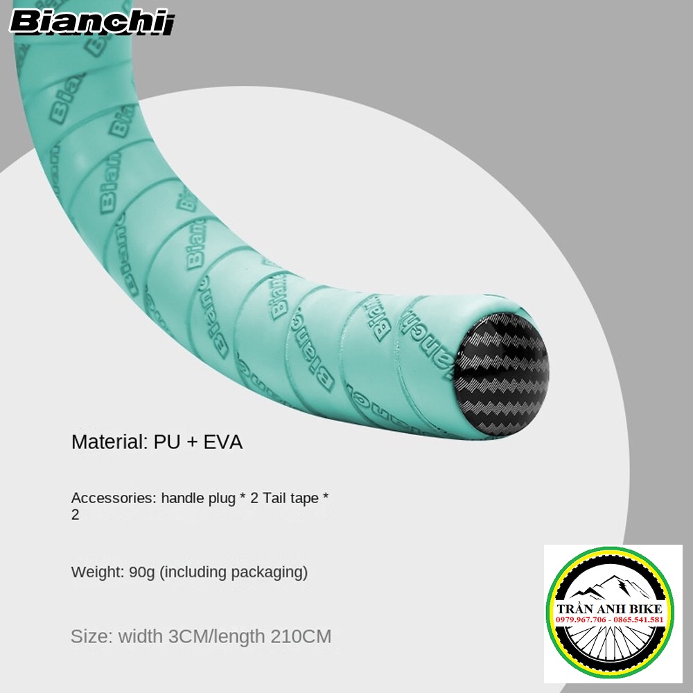 Dây Quấn (Băng Quấn) Ghi Đông Xe Đạp Da PU EVA BIANCHI