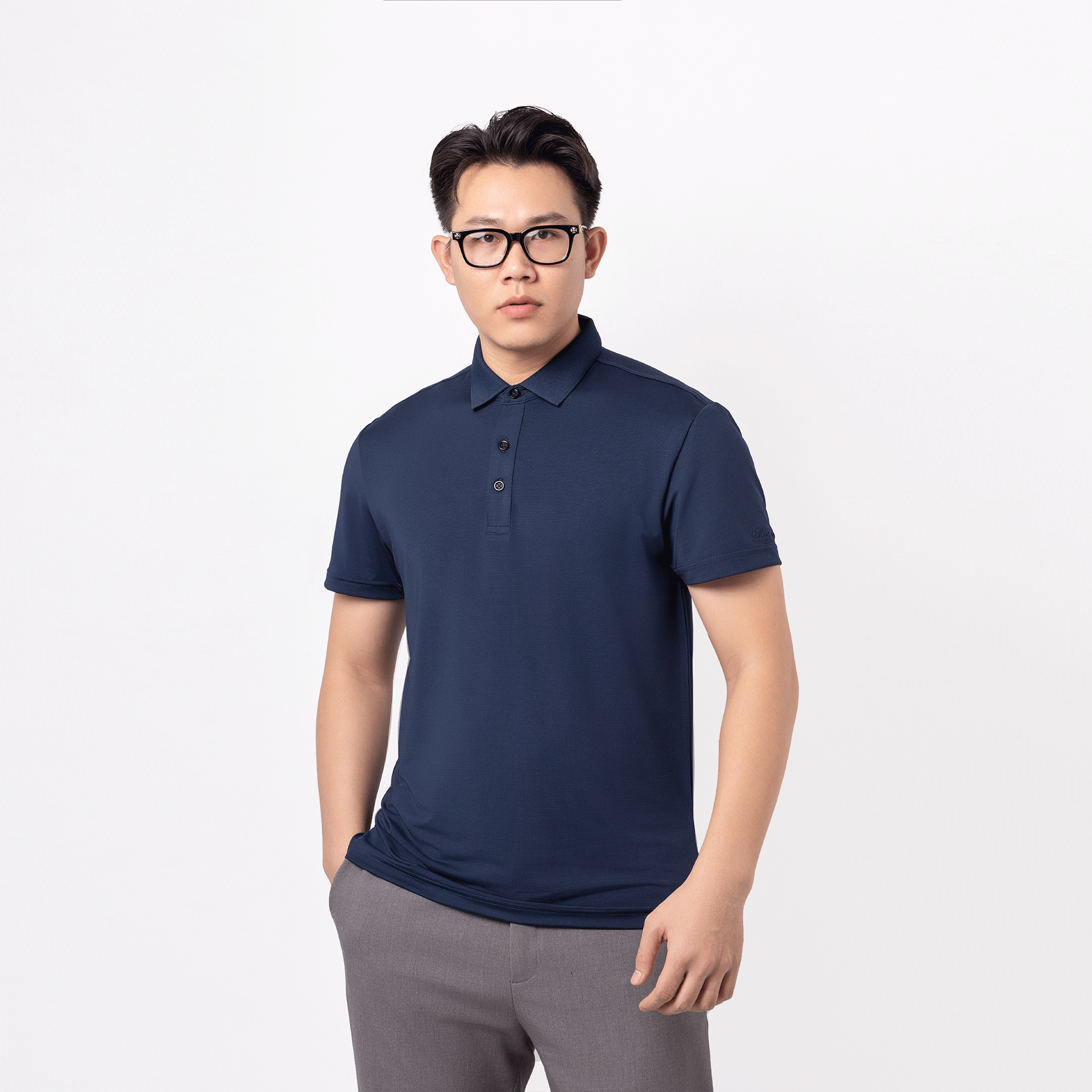 Áo polo thể thao nam mentoris chất vải coolmax thoáng mát siêu co giãn mps204r