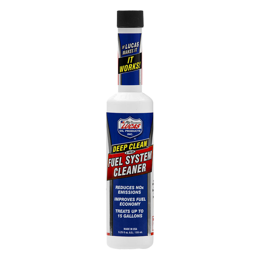 Phụ gia súc béc xăng - lucas deep clean fuel system cleanr 155ml