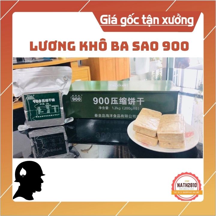 Thùng Sắt 4kg Lương Khô Tàu HSD 36 tháng