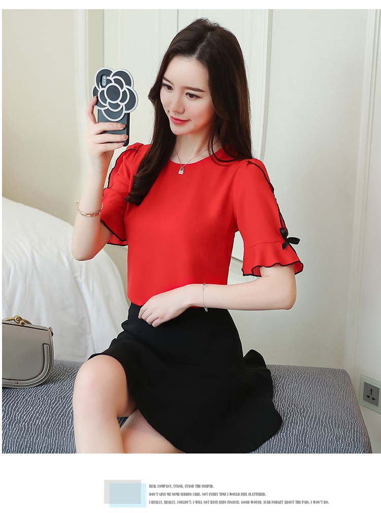 [PILA FASHION] ÁO KIỂU TAY NƠ DỄ THƯƠNG - AP0020