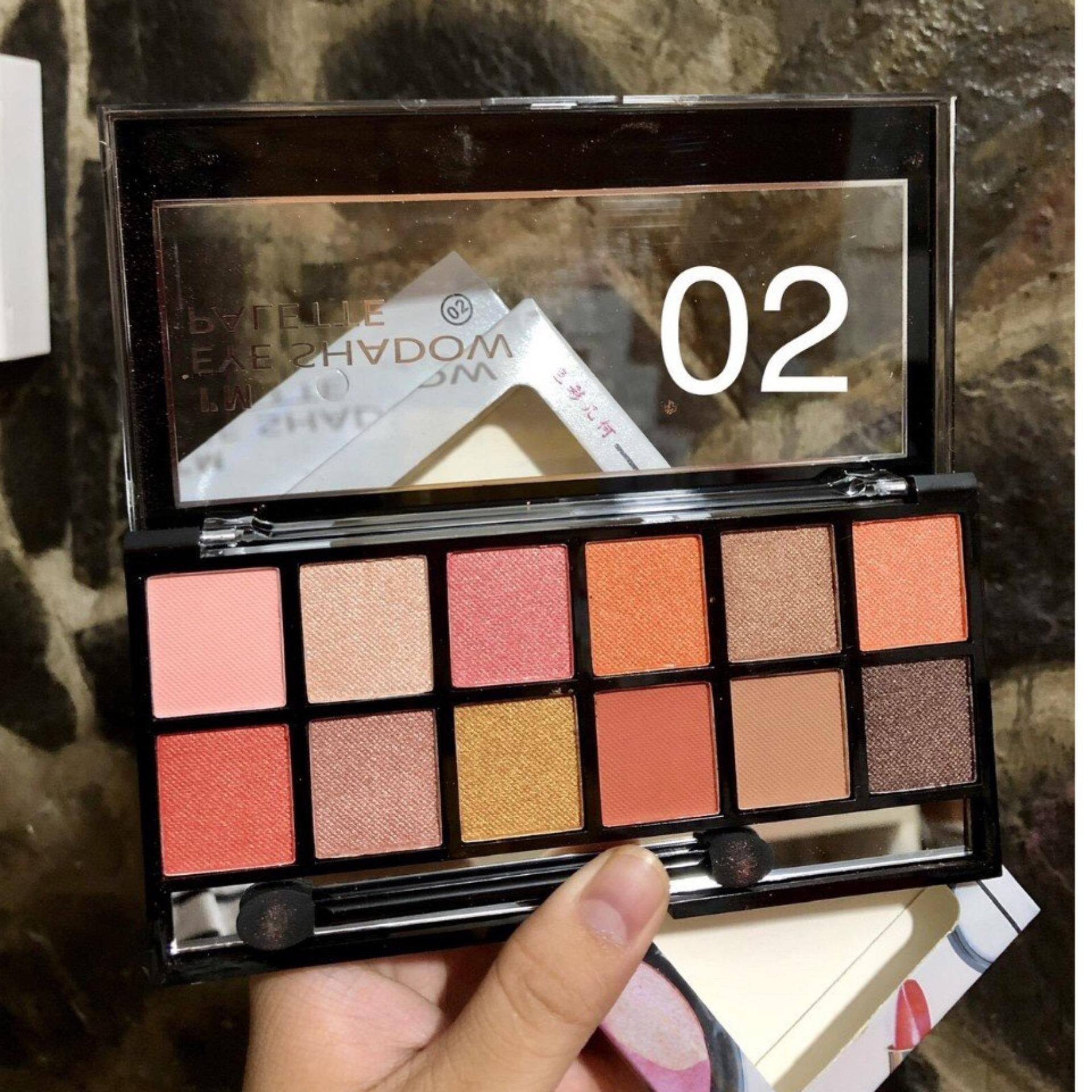 Set Phấn Mắt 12 Màu GEOMETRY Eye Shadow Palette (Hàng Nội Địa)