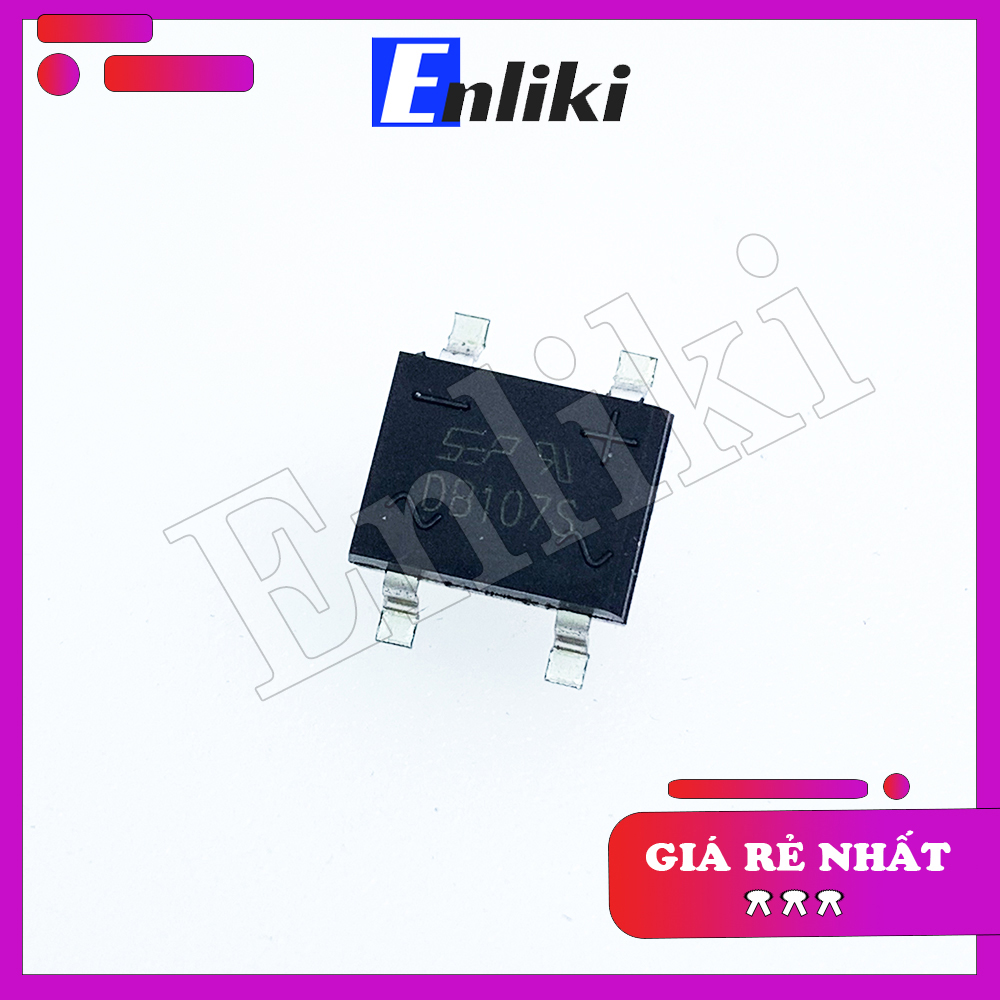 Diode Cầu  1A 1000V DB107S SOP4