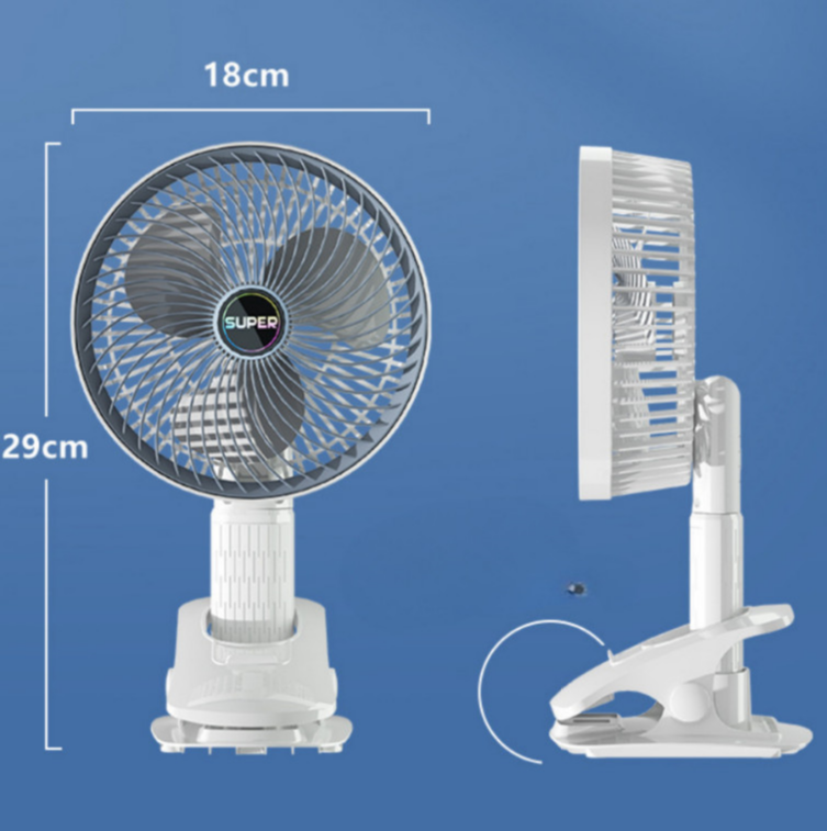 QUẠT KẸP SUPER 3 TRONG 1( cầm tay, kẹp bàn hoặc để bàn đều được )