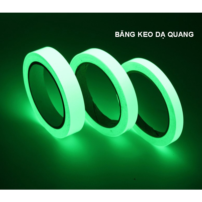 Băng keo decal DẠ QUANG phát sáng ban đêm