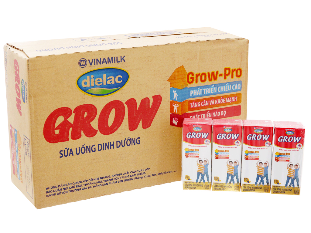Sữa Bột Pha Sẵn Vinamilk Dielac Grow 110ml ( Thùng x 48 hộp)