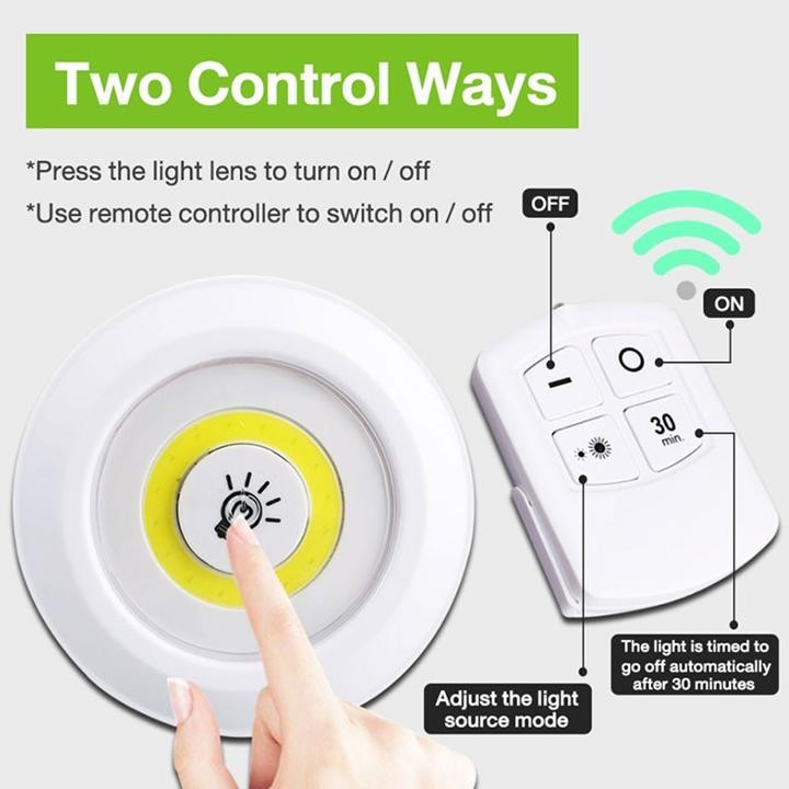 BỘ 3 ĐÈN LED CÓ ĐIỀU KHIỂN TỪ XA