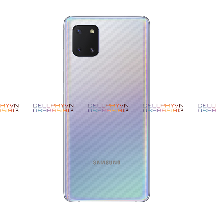 Miếng dán lưng cacbon Samsung galaxy Note 10 Lite