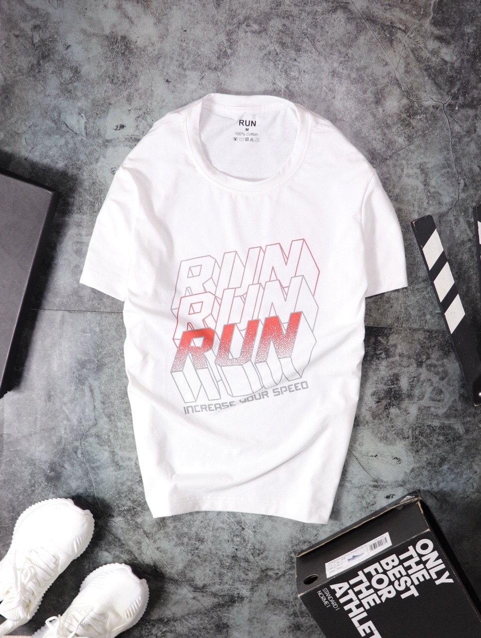 [HCM]ÁO THUN NAM CỔ TRÒN IN CO GIÃN 4 CHIỀU
