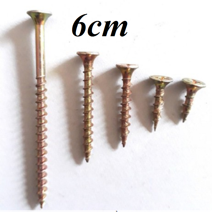 500gr - 4x60mm vít gỗ ren thưa