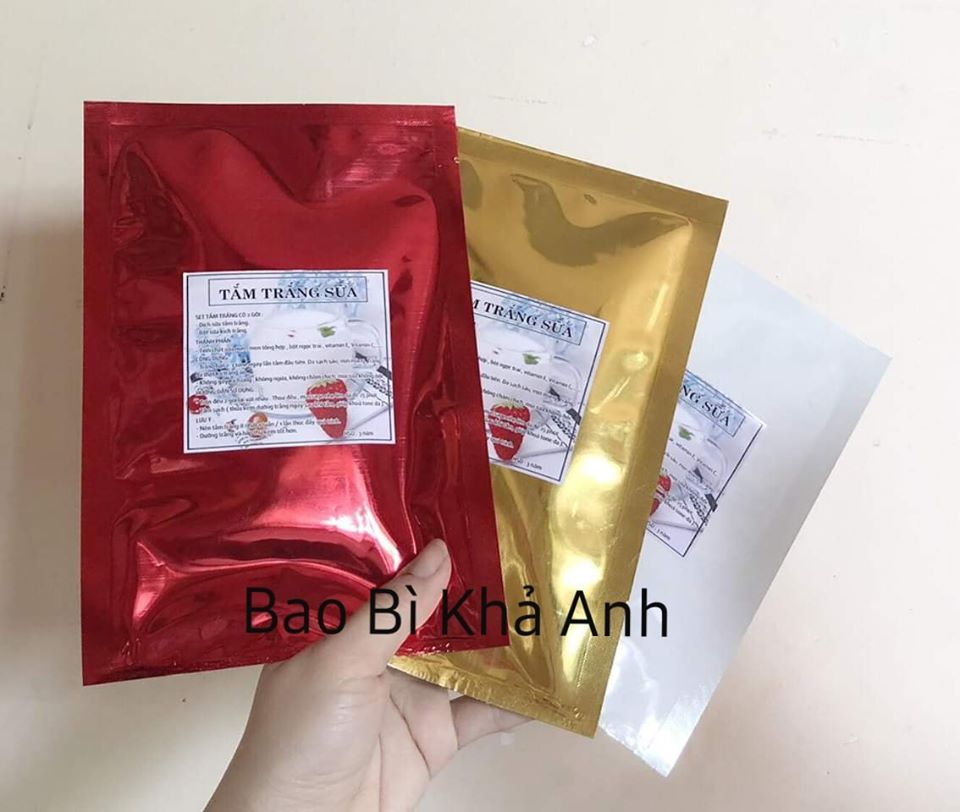 TÚI 3 BIÊN SỮA SỮA TÚI 2 MẶT ÉP MIỆNG - khách chọn size