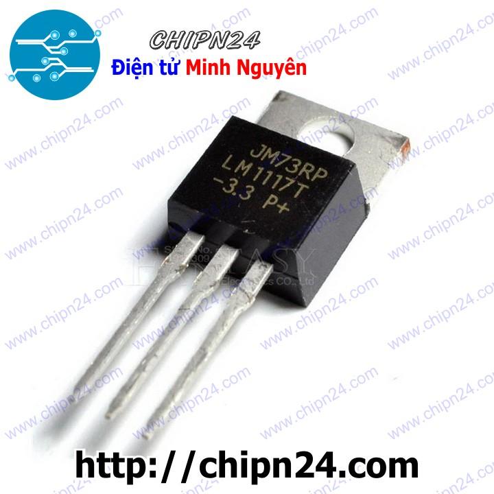 [2 con] (DIP) IC LM1117T-3.3V TO-220 (LM1117 3V3 1A)
